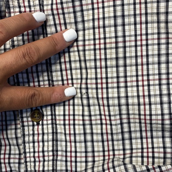 Carhartt Men's Relaxed Fit Lightweight Short Sleeve Plaid Shirt - Picture 8 of 8